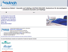 Tablet Screenshot of hautnah-meldorf.de